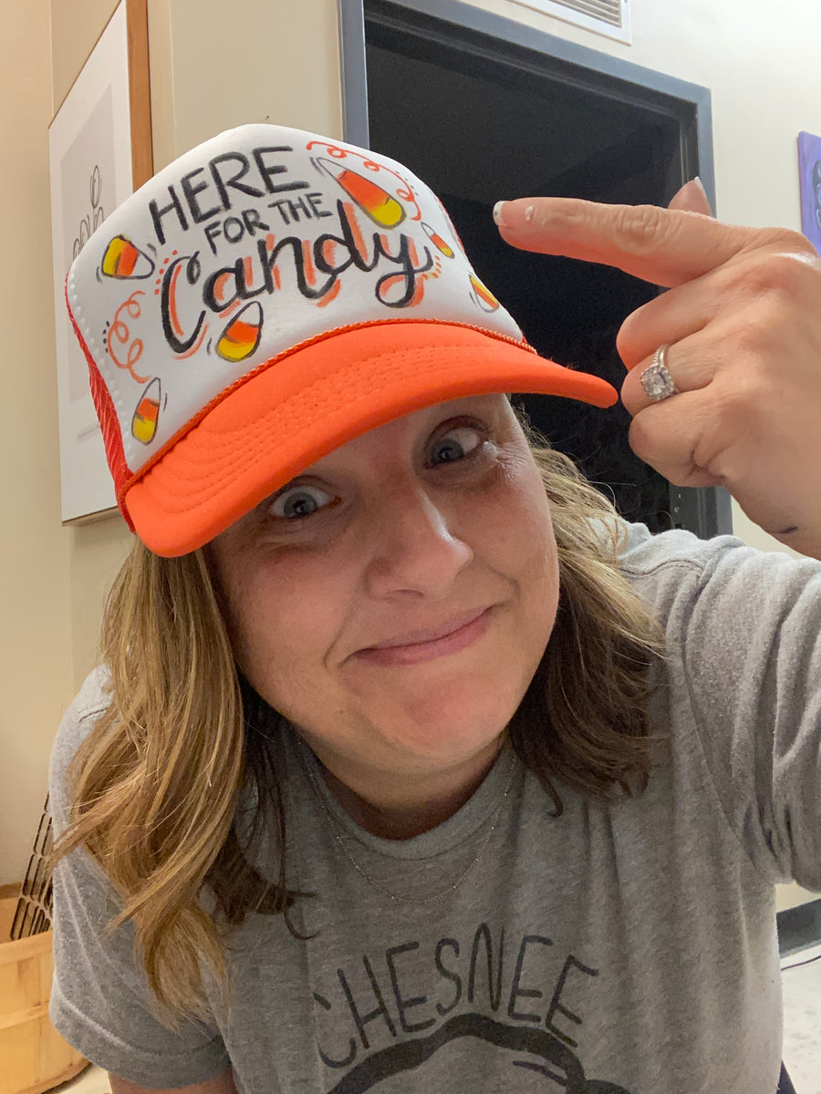 Hand-painted Trucker Hat – Paint it up! display picture 3