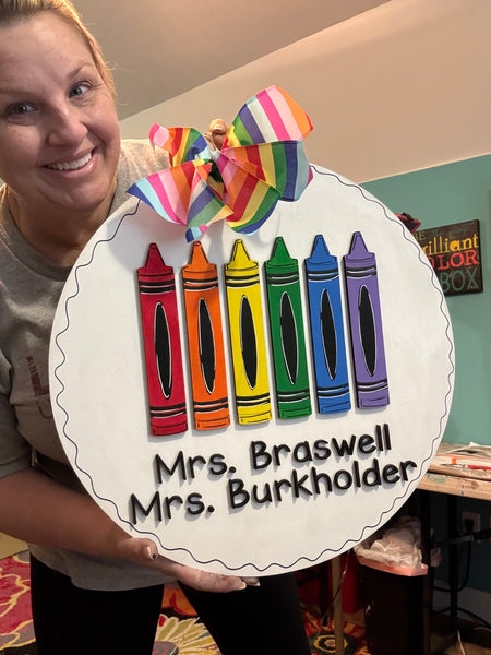 Crayon Door Hanger