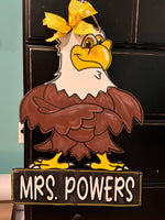 Elementary Eagle Teacher Door Hanger