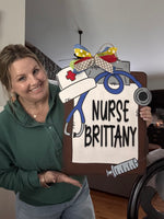 Nurse Clipboard Door Hanger