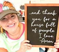 House Full Prayer Sign