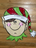 Christmas Elf Hanger/Wood Sign