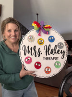 Emotions Therapy/Teacher Door Hanger