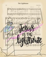Paint your own Lighthouse Hymnal Page