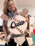 Baseball Hospital Door Hanger