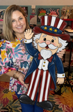 Uncle Sam (Full Body) Wood Sign/Door Hanger (DIY)