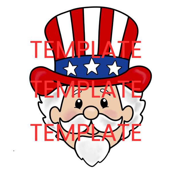 Uncle Sam Template – Paint it up!