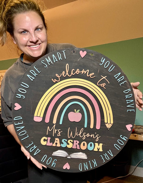 Affirmations Teacher Door Hanger