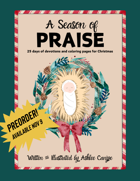 A Season of Praise Christmas Devotions & Coloring Book