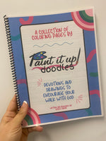 Paint it up! Doodles and Devotions Coloring Book-PREORDER SALE