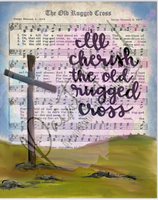 The Old Rugged Cross Hymnal Page