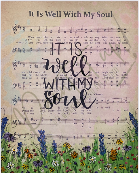 It is Well With My Soul Hymnal Page