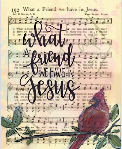 What a Friend we Have In Jesus Hymnal Page