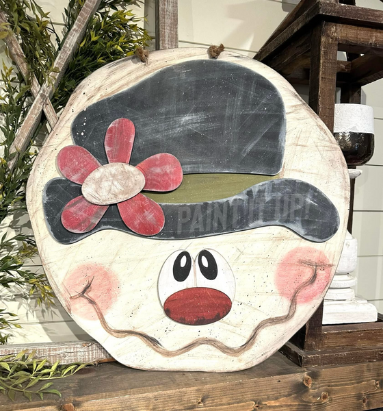 Frosty Snowman Door Hanger