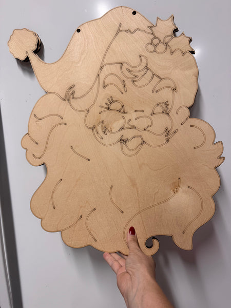 Vintage Santa Claus Door Hanger