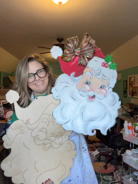 Vintage Santa Door Hanger Online Paint Party (November 28 @ 7pm)