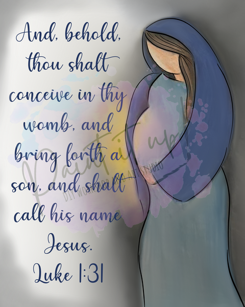 Christmas Mary (Luke 1)