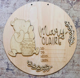 Classic Pooh Wood Sign/Door Hanger (DIY)