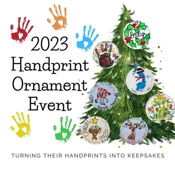 11/30/2023 Thursday (3-7pm) Handprint Ornament Event (Choose your time slot!)