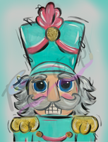 Nutcracker Printable (Teal)