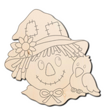Not So Scary Scarecrow Door Hanger/Wood Sign