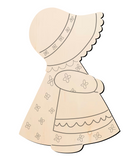 Sun Bonnet Sadie Lou Wood Sign/Door Hanger (DIY)