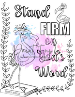 Stand Firm Coloring Page