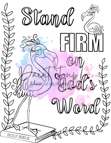 Stand Firm Coloring Page
