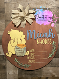 Classic Pooh Wood Sign/Door Hanger (DIY)