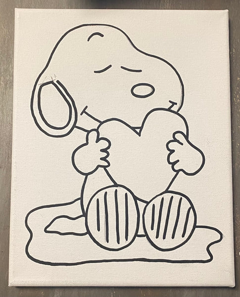 Snoopy Valentine Canvas
