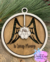 Personalized Pet Memory Christmas Ornament