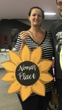 Simple Sunflower Wood Sign/Door Hanger (DIY)