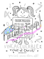 God’s Riches Coloring Page