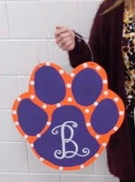 Tiger Paw Door Hanger