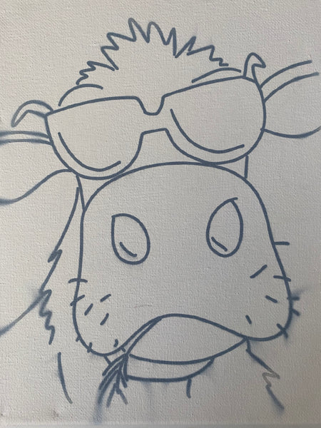 Cool Cow Canvas