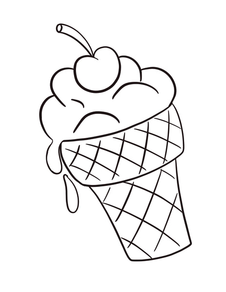Ice Cream Cone Canvas