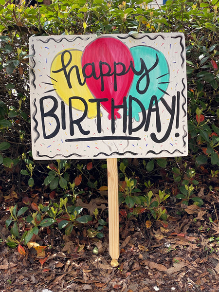 Birthday Yard Sign