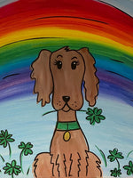 St. Patty's Day Dog Canvas