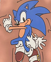 Sonic Inspired Hedgehog Canvas