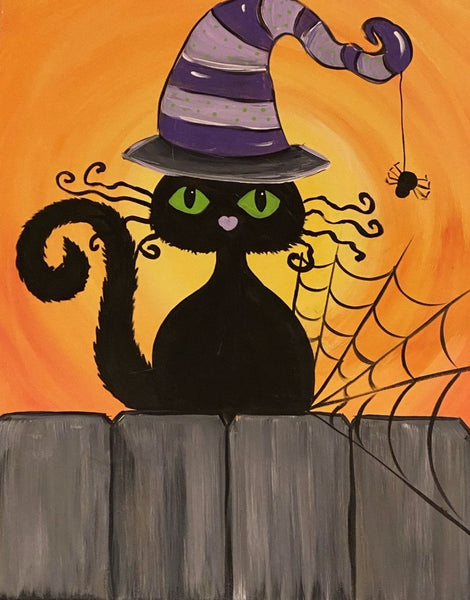 Halloween Cat Canvas