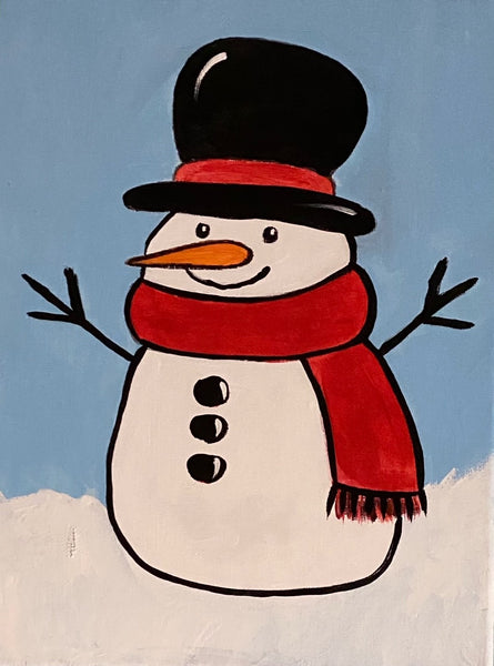 Snowman Canvas